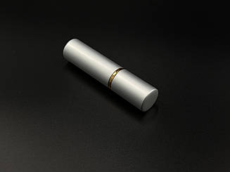 Портативний міні-флакон для парфумів для подорожей. Колір сірий. 100х23мм/10 мл