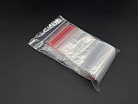 Пакет со струной полиэтиленовый для упаковки и хранения 7х10 см. с застежкой zip-lock 95 шт/уп. Пакет Гриппер