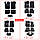 Автокилимки ворсові в салон HYUNDAI Sonata (2023-) ДВЗ комплект текстильних килимків для автомобіля, фото 6