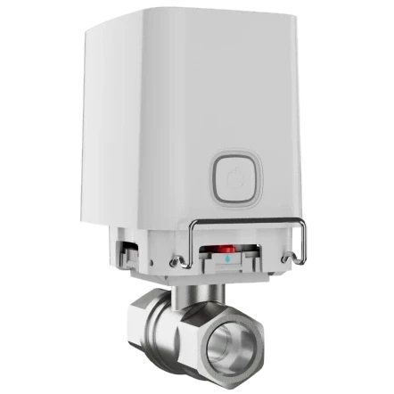 Кран кульовий з електроприводом Ajax WaterStop ½" (DN 15) Білий, Антипотоп-система, система захисту від потопу