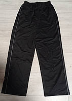 Штаны мужские батал с карманами двунитка 56-70 размеры черные без манжета