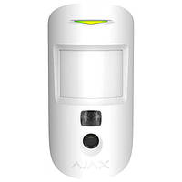 Датчик движения с фотокамерой Ajax MotionCam white EU беспроводной для системы охраны