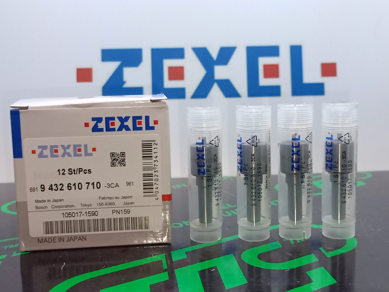 Розпилювач дизельної форсунки 9 432 610 710 (DLLA 160 PN 159) (ан. 105017-1590) ZEXEL ISUZU ELF 4HF1, 4HE1