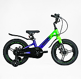 Велосипед двоколісний Corso Sky магнієвий на 16 дюймів, Blue-green 16365, фото 6