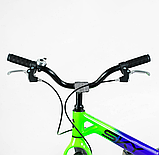 Велосипед двоколісний Corso Sky магнієвий на 16 дюймів, Blue-green 16365, фото 7