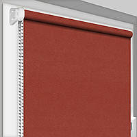 Рулонная штора ТМ "DecoSharm" Агат 2088 открытого типа Бледно-красный