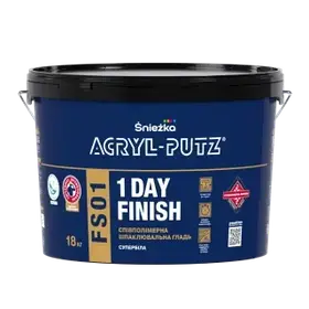 Шпаклівка фінішна ACRYL-PUTZ FS01 1 DAY FINISH 18 кг