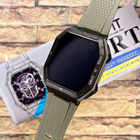 Пылевлагозащищенные спортивные смарт часы со звонком Modfit, Противоударные сенсорные часы с пульсометром