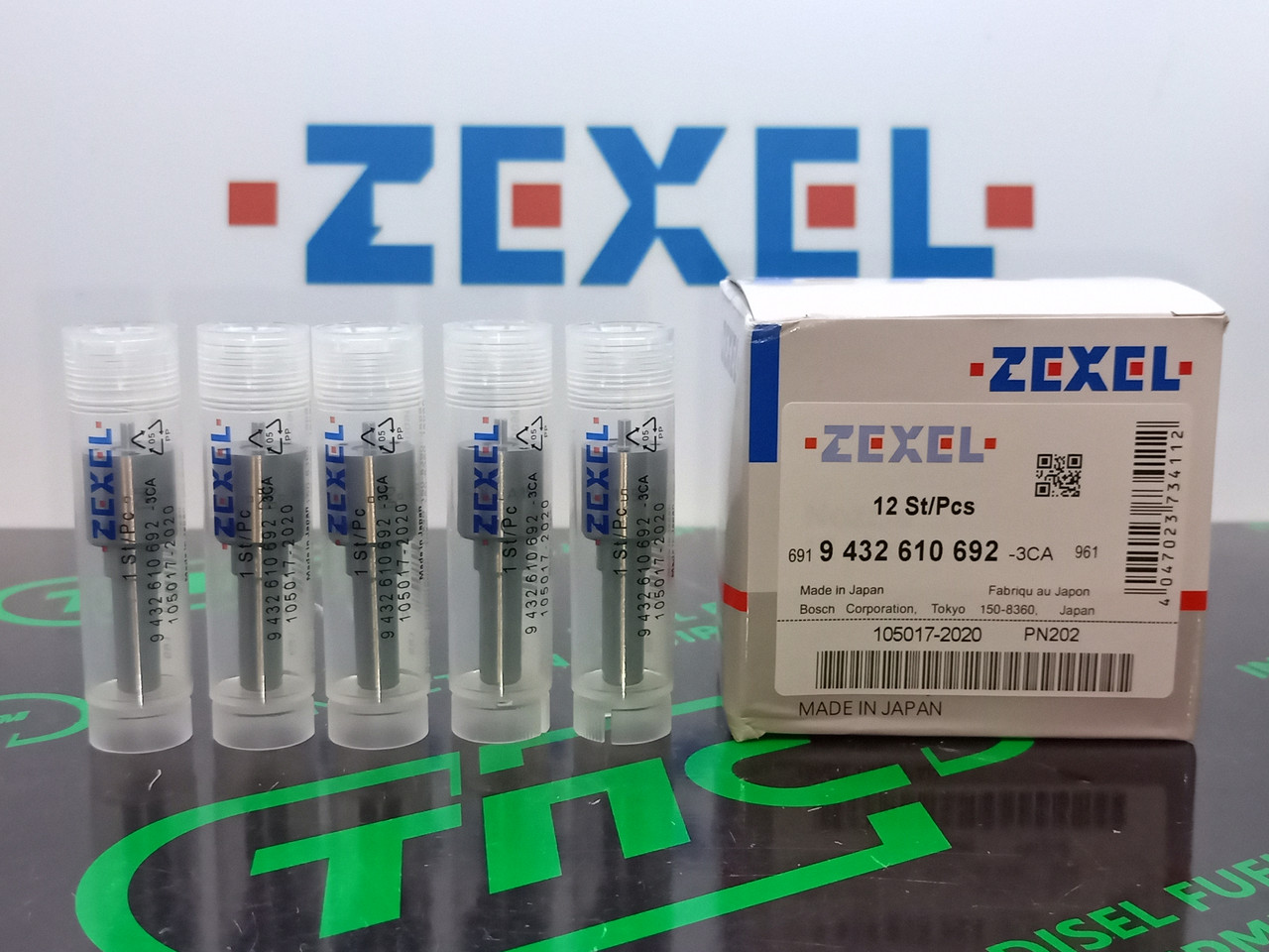Розпилювач дизельної форсунки 9 432 610 692 (DLLA 155 PN 202) (ан. 105017-2020) ZEXEL TOYOTA LAND CRUISER