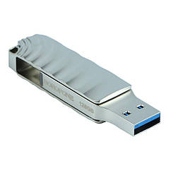 USB Flash Drive Borofone BUD3 USB3.0 Type C 128GB Колір Сталевий