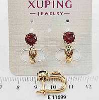 Сережки медичне золото Xuping Jewelry