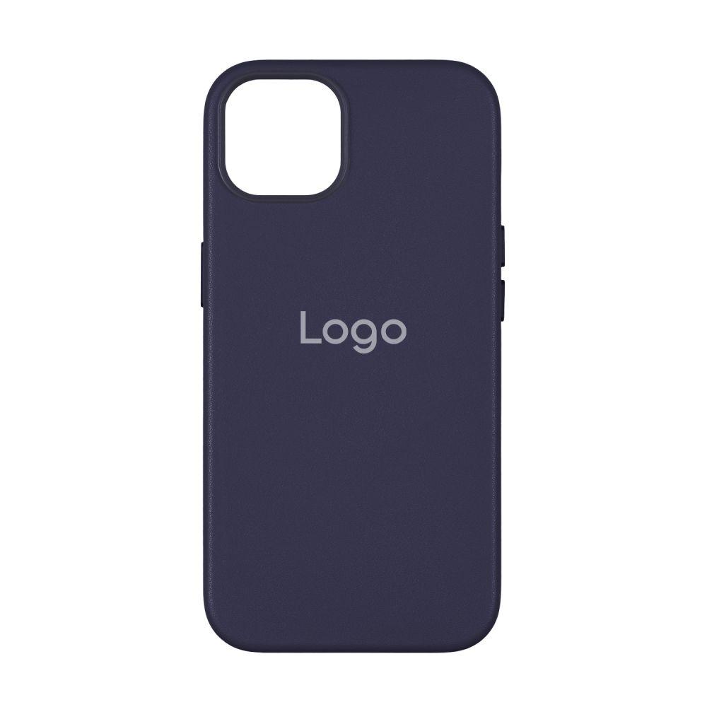 Чохол Leather Case with MagSafe для iPhone 14 Pro Колір Ink, фото 1