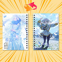 Блокнот на пружині в клітинку 48 арк. Frieren / Фрірен 022