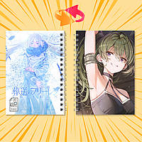 Блокнот на пружині в клітинку 48 арк. Frieren / Фрірен 023