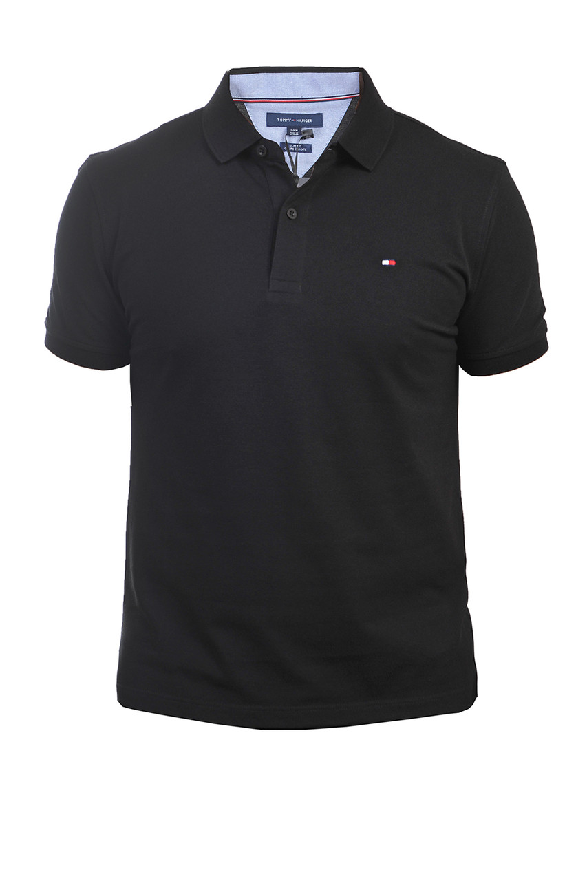 Футболка-поло чоловіча Tommy Hilfiger 25-1388-1 чорна