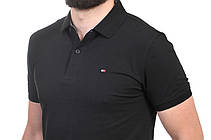 Футболка-поло чоловіча Tommy Hilfiger 25-1388-1 чорна, фото 5