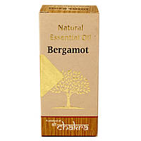 Эфирное масло "Бергамот" (Natural Bergamot Oil, Chakra), 10 мл - при тревоге и депрессии, поднимает настроение