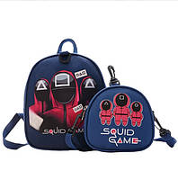 Рюкзак для мальчика детский и сумка Игра в кальмара 3-5 лет