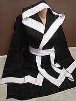 Спортивний костюм кімоно для дівчинки підлітка в японському стилі Аніме на 14-18 років чорний двійка