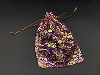 Подарочные мешочки из органзы для упаковки подарков Цвет розовый. 15х20см