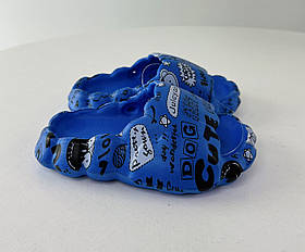 Шльопанці для дівчаток Блакитні КМ61 Elmob