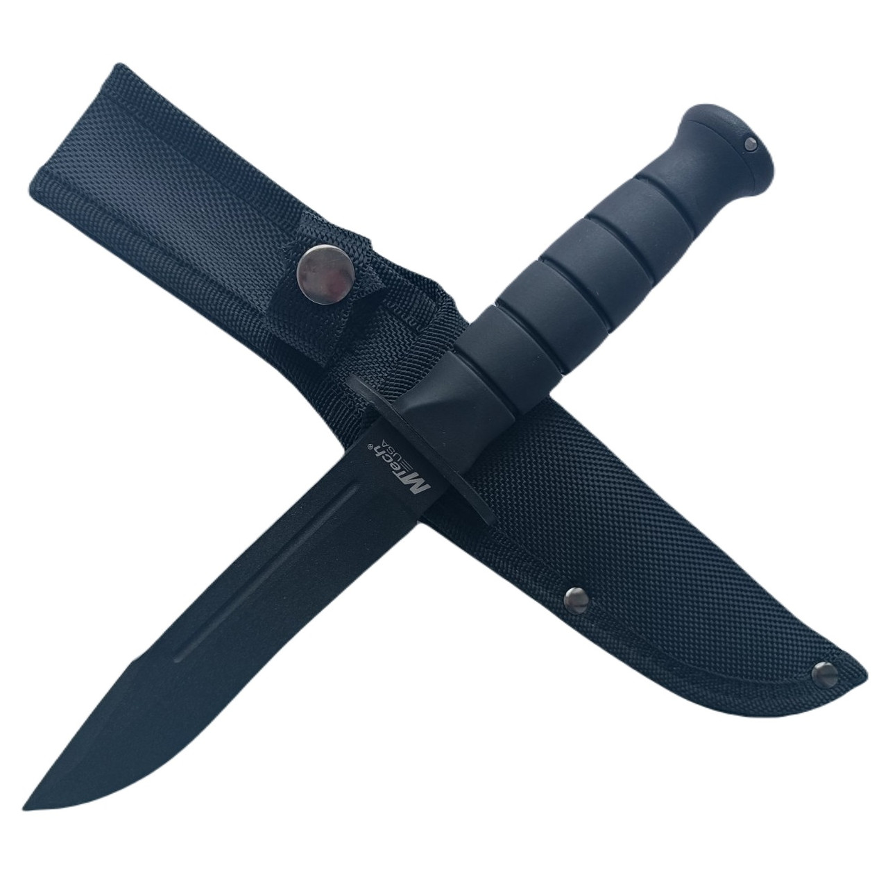 Тактичний мисливський ніж Mtech 609C із Чохлом 26см Black (7_00150)