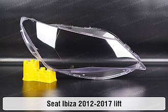 Скло фари Seat Ibiza (2012-2017) рест праве