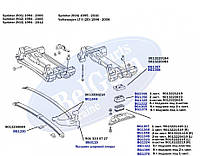 Пыльники и отбойники амортизаторов BELGUM PARTS BG1322 Mercedes W901, W902, W903, W904 A9013222619,