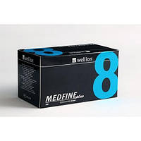 Універсальні голки Wellion MEDFINE plus для інсулінових шприц-ручок 8 мм (31G x 0,25 мм)