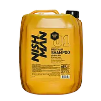 Шампунь для волос профессиональный Nishman Salon Size Shampoo с кератином 5л