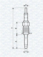 Свечи MAGNETI MARELLI 062900084304 Lancia Lybra, Kappa; Alfa Romeo 156, 166; Fiat Punto, Multipla, Bravo,