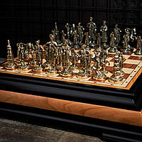 Подарочный набор шахмат. Ручной работы. Премиальный набор Подарок на праздник