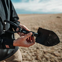 Туристична розкладна лопата SOG Entrenching Tool Hardcased (Black), фото 6