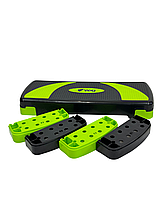 Степ-платформа WCG EasyStep 3-ступенева Зелена, фото 4