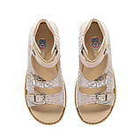 Ортопедичні босоніжки для дівчинки з жорстким задником та супінатором Theo Leo 1132 розмір 18-36, фото 3