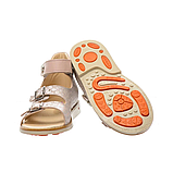 Ортопедичні босоніжки для дівчинки з жорстким задником та супінатором Theo Leo 1132 розмір 18-36, фото 4