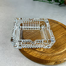 Квадратна скляна попільничка зі скла Iglass, фото 2
