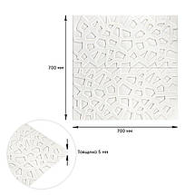 Самоклеюча декоративна настінно-стельова 3D панель павутина 700х700х5мм (115) SW-00000007, фото 3