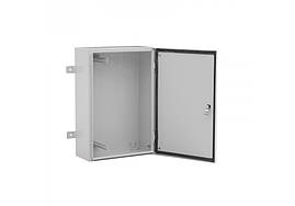 Гермобокс VAGOS 4U-A-IP54 (600х400x200) для кріплення на стіну, метал, IP54, двері петельні, поворотний замок