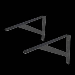 Кронштейн 400х300 2 шт для бетонних мийок та стільниць з рукомийниками, раковинами, мийками KML-02 чорний