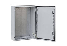 Корпус електротехнічний 600х500х250 - 1,4 з монтажною панеллю, ступінь захисту IP65, метал