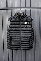 Мужская жилетка Adidas весенняя безрукавка стеганая черная жилет мужской Адидас черный весна-осень NEW