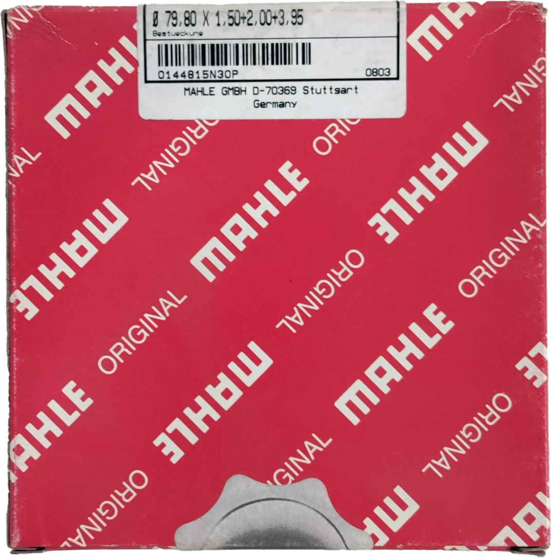 Кільця поршневі ВАЗ №3 79,8*1,5*2,0*3,95 MAHLE, 44815, фото 1