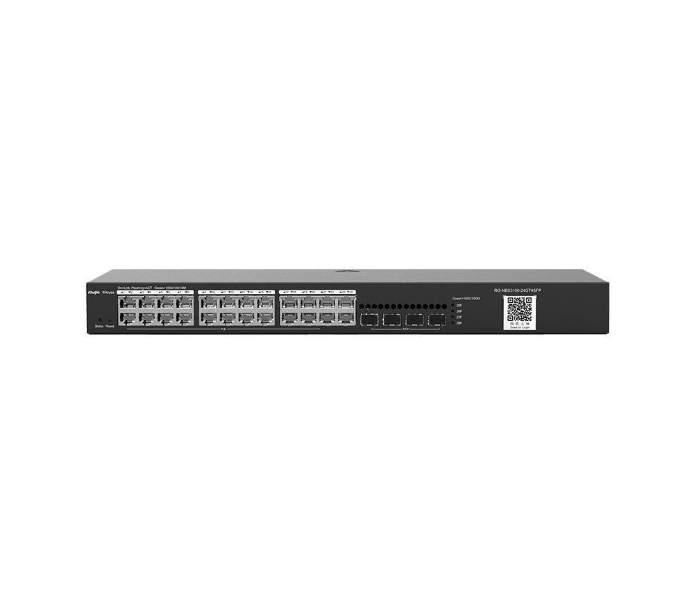 24-портовий гігабітний L2 керований комутатор Ruijie RG-NBS3100-24GT4SFP