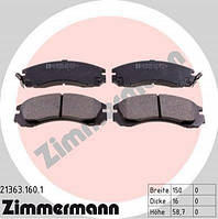 Тормозные колодки ZIMMERMANN 213631601 Mitsubishi Pajero, Outlander, Galant, Space Wagon, Lancer, L200;