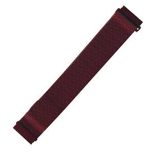 Ремінець Milanese Loop для Xiaomi Amazfit / Samsung 22 mm Marsala