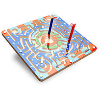 Дитяча дерев'яна іграшка "Лабіринт-квадрат"