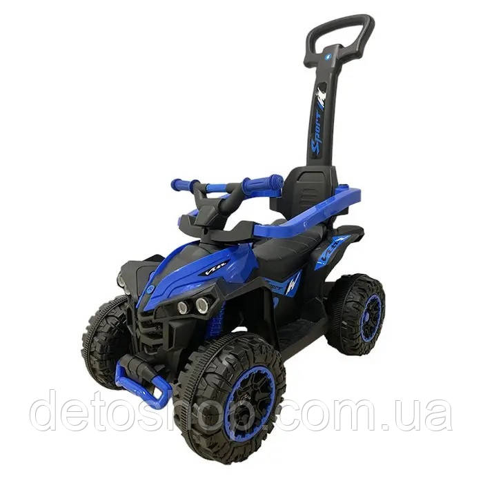 Машинка-каталка з штовхачем Bambi M 5782EL-4 Синій
