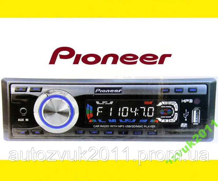 БЕЗ ПРЕДОПЛАТЫ! Автомагнітола PIONEER 3018U 4х50 Вт