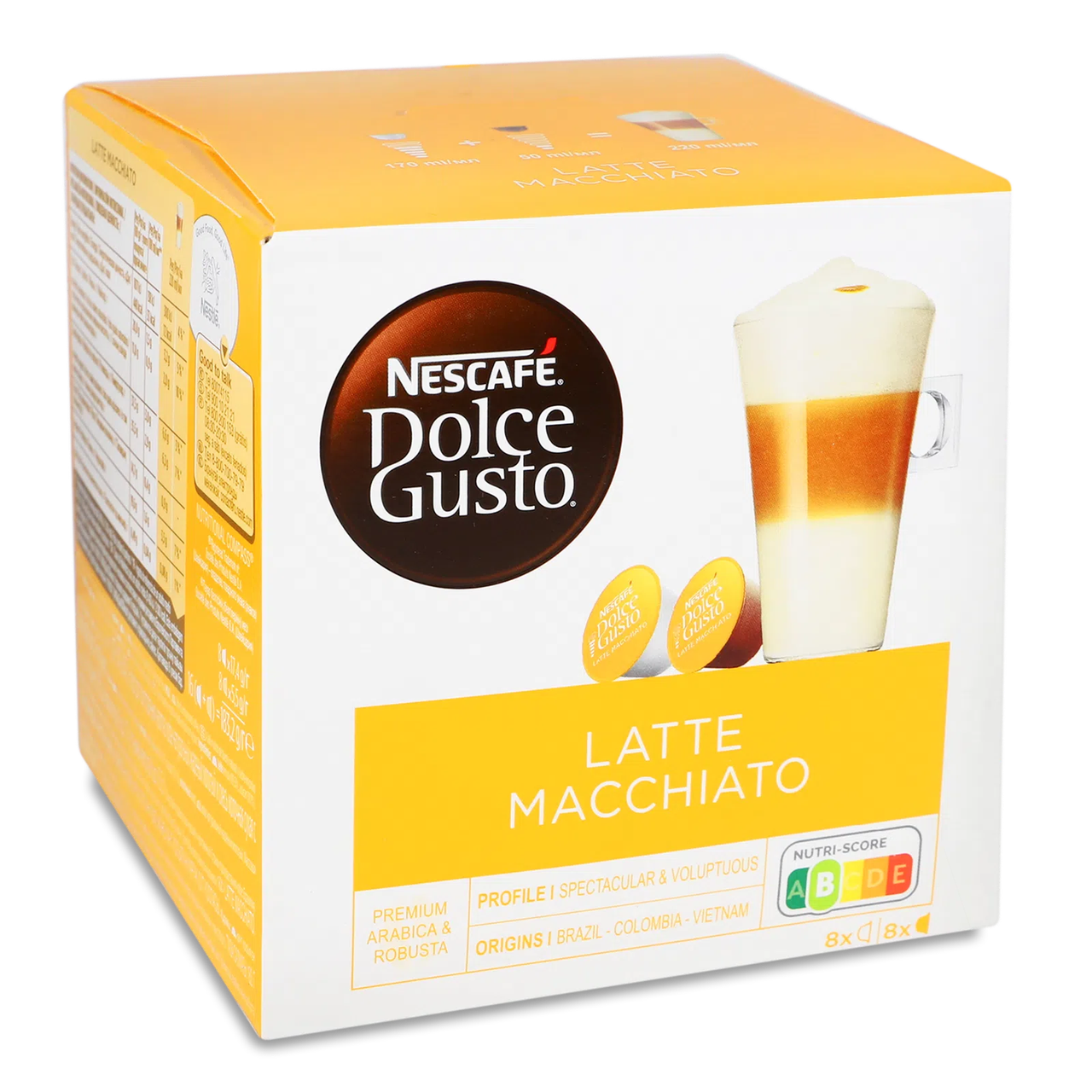 Кофе в капсулах Nescafe Dolce Gusto Latte Macchiato с молоком 16 шт., фото 1